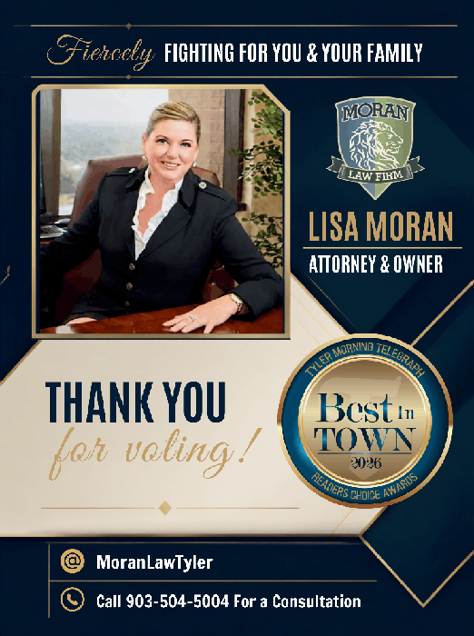 Fiercely Fighting for you & your family | Lisa Moran Attorney & Owner | Thank you for voting